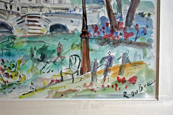 DUBUC Roland (1924-1998) Montmartre Le Sacré Coeur