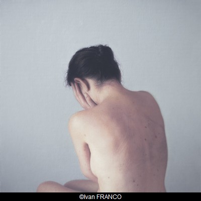 Ivan FRANCO « Pseudologo 1 », huile sur toile, 10 x 10 cm, 2016