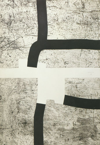 Eduardo Chillida Bi-Aizatu, 1987-1988, Gravure, 50 exemplaires., 140 x 98 cm