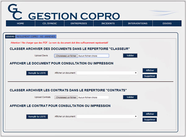 gestion copro4h