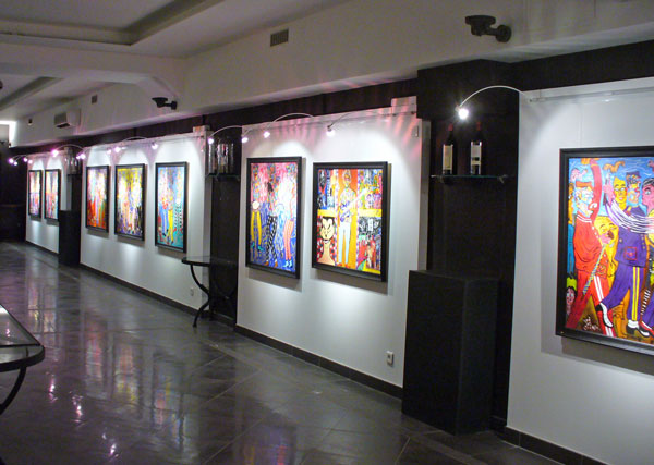 Exposition Lionel Sourisseau Galerie du caveau de l'Union des Producteurs de Saint-Émilion