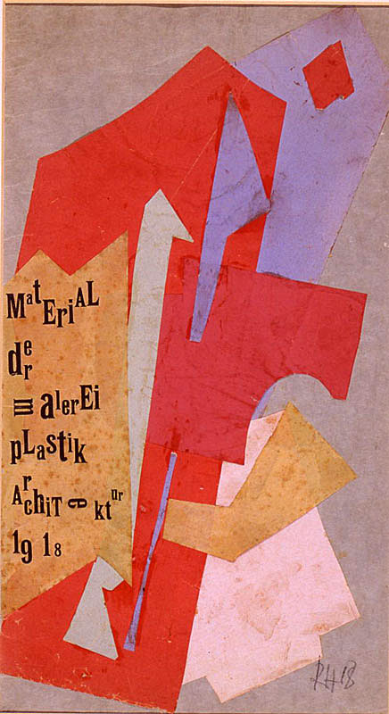 Raoul HAUSMANN, Material der Malerei, 1918