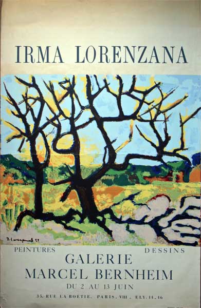 Irma Lorenzana (XXème) affiche