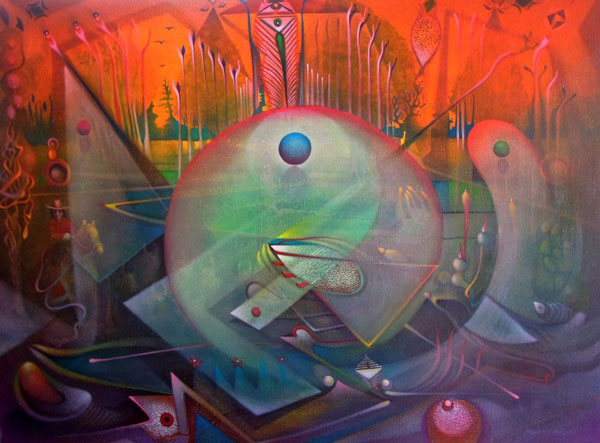 Alvaro MEJIAS N°9 huile sur toile 73x54cm "sabaneando atardeceres"