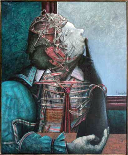 André Maigret huile sur toile 65 x 50 cm