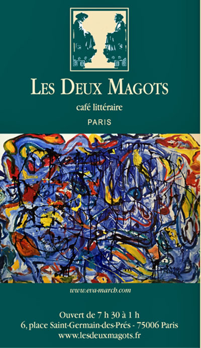 Exposition EVA MARC'H LES DEUX MAGOTS