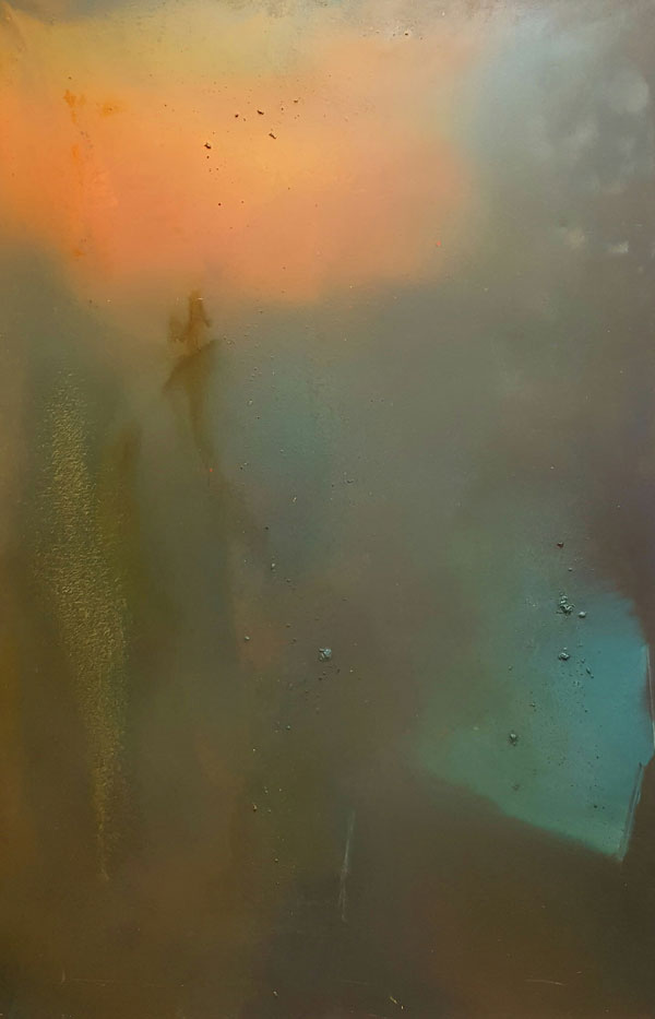 Oleg Goudcoff huile sur toile de 2000 dim. 195 x 130 cm "sans titre"