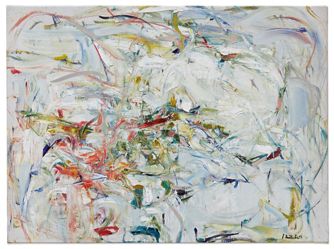 Joan Mitchell, Liens colorés, 1956. Estimate $5,000,000 – 7,000,000. Courtesy Sotheby's