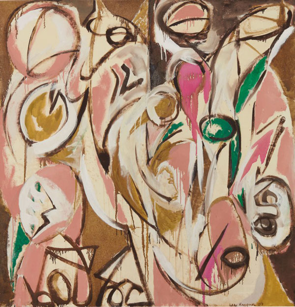 Less Krasner, Re-Echo, 1957. Estimate $4/6 million Courtesy Sotheby's