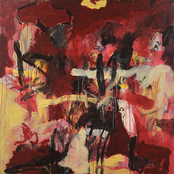 Thibaut de Réimpré Acrylique sur papier, 120 x 120 cm, 1990