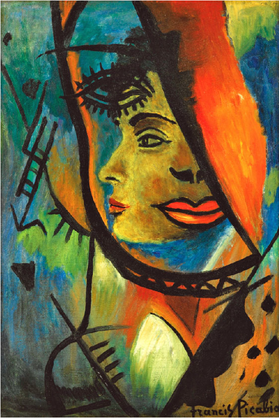 Picabia Profil, c. 1937-39  Huile sur panneau 54.5 x 37.5 cm 