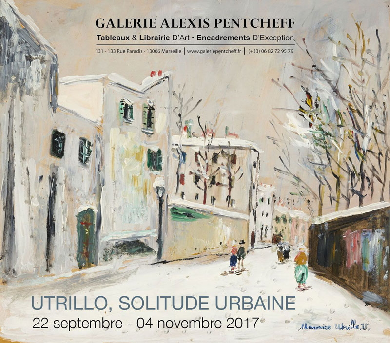 Utrillo Solitude urbaine Galerie Alexis Pentcheff