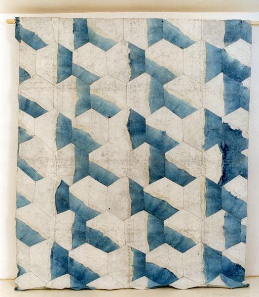 Jean-Pierre Pincemin, « Sans titre », 1969, 250 X 206 cm, Technique mixte