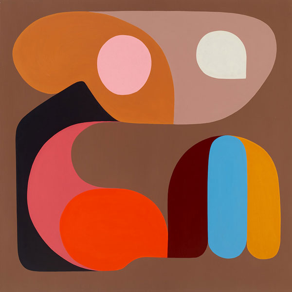 Stephen Ormandy Fallen Moai 1x1m oil on linen 