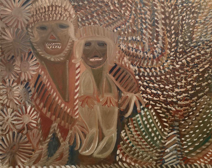 A. Boix-Vives – Femme et enfant – 163 – huile sur toile – 65 x 80,5 cm