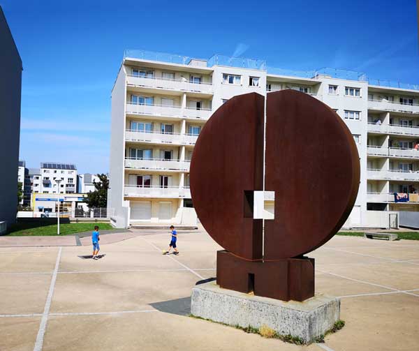 Aube, 1977-1981, Acier Corten, H. 450 cm, Le Havre (Normandie)