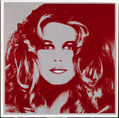 Gunter Sachs  Hommage à Warhol (Claudia Schiffer) 1991/ 2008 c-print Kodak Endura framed 150 x 150 cm