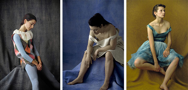 Cinzia, Claude, Sandrine X, 1983-1984, print on archival pigment paper, 132 x 109 cm