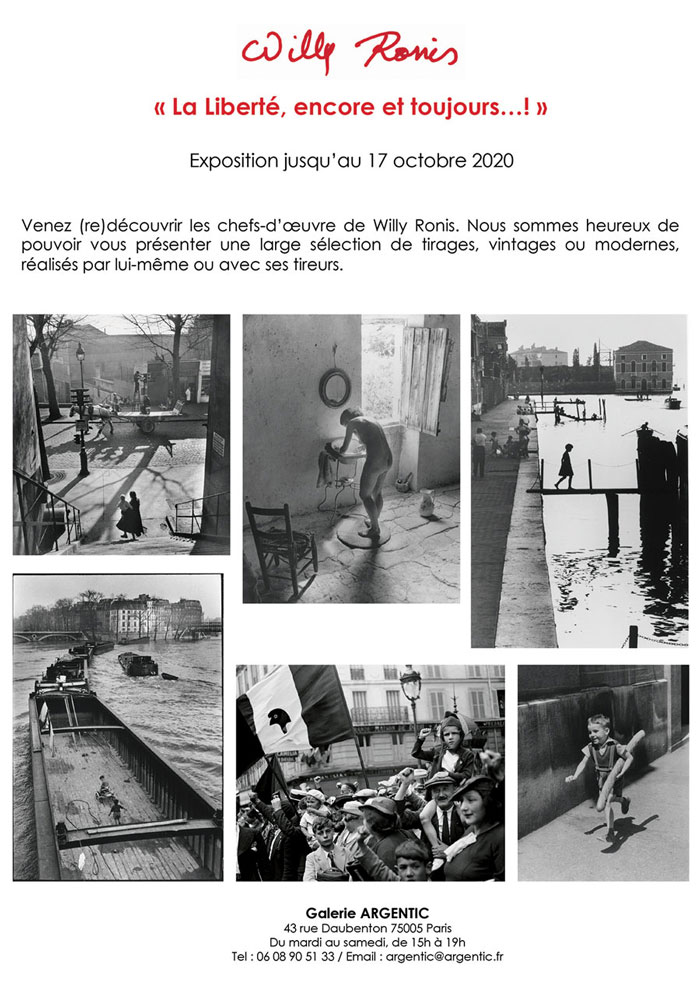 Willy Ronis galerie Argentic
