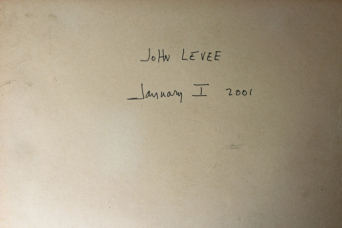 John Harrison Levee 2001 dim 30x40cm dos