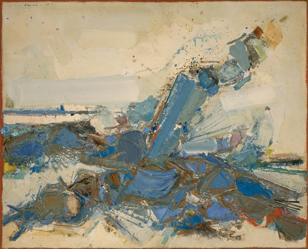John Harisson LEVEE (1924-2017) Huile/toile de 1959 Dimensions 81 cm x 99 cm 