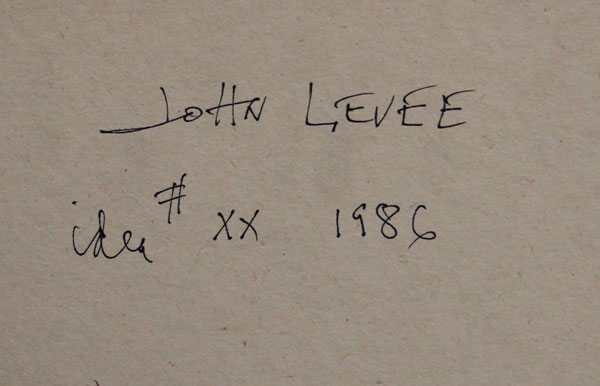 CRJL1986 N°06 CATALOGUE RAISONNE JOHN LEVEE