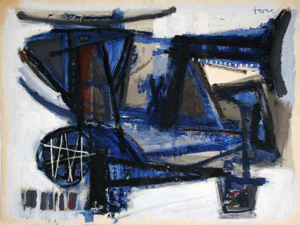 John Levee gouache 1954