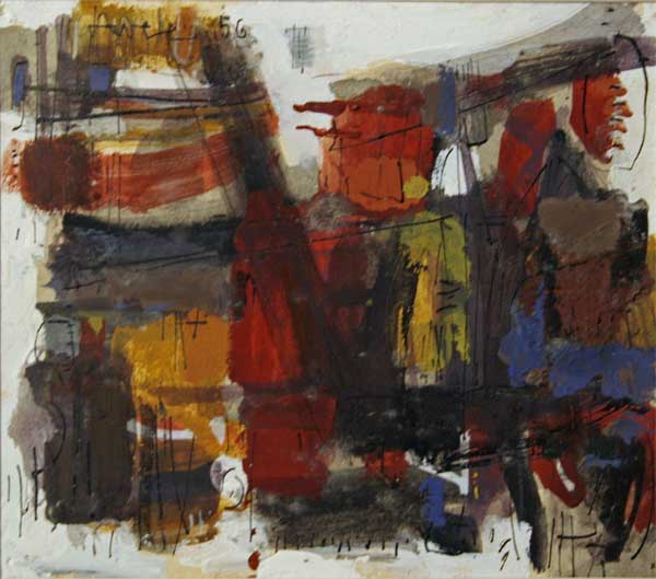 John Levee gouache 1956