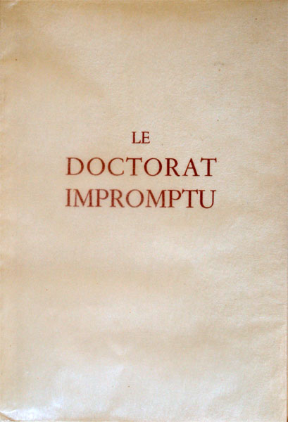 Le Doctorat Impromptu illustrations de Klem