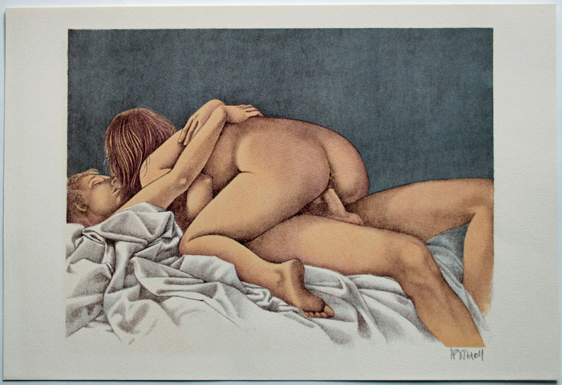 Jean-Pierre STHOLL lithographie N°6 en couleur 32,5 x 48 cm signée en bas à droite