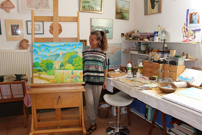 Gilda Richet portrait de l'artiste