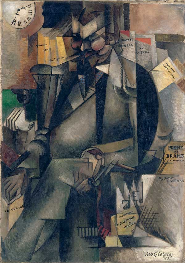 Albert Gleizes L’Éditeur Eugène Figuière, 1913 Huile sur toile, 143,5 x 101,5 cm Musée des beaux-arts de Lyon, Lyon © RMN-Grand Palais / René-Gabriel Ojéda © ADAGP, Paris 2018 