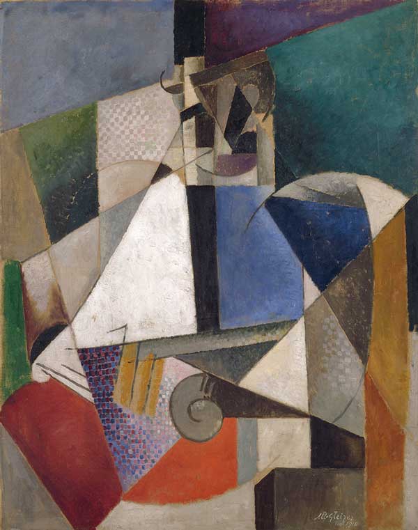 Albert Gleizes Portrait d’un médecin militaire, 1914 Huile sur toile, 119,8 x 95,1 cm Solomon R. Guggenheim Museum, New York © The Solomon R.Guggenheim Foundation / Art Resource, NY / Dist. RMN-Grand Palais © ADAGP, Paris 2018 