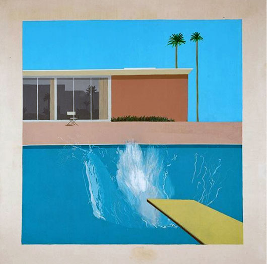 David Hockney, « A Bigger Splash », 1967  Crédit photographique : © David Hockney Collection Tate, London