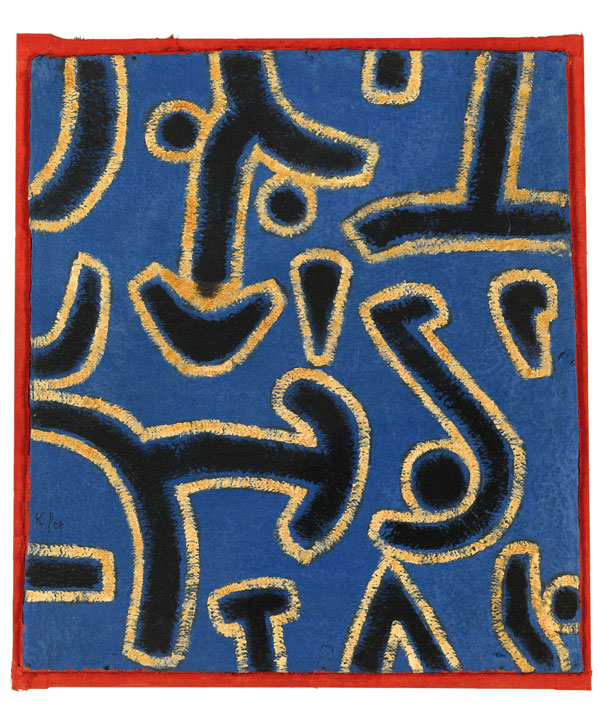 Paul Klee Ludus Martis, 1938, 141 Huile et peinture à la colle sur coton sur bois 43 x 37,5/38,5 cm Collection StedelijkMuseum, Amsterdam c/o Pictoright Amsterdam 2004 Courtesy Fondation Beyeler