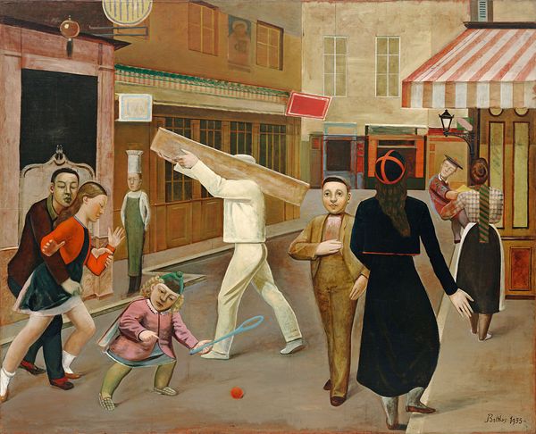 BALTHUS, LA RUE, 1933  Huile sur toile, 195 x 240 cm The Museum of Modern Art, New York, Légué par James Thrall Soby © Balthus Photo: © 2018. Digital image, The Museum of Modern Art, New York/Scala, Florence 