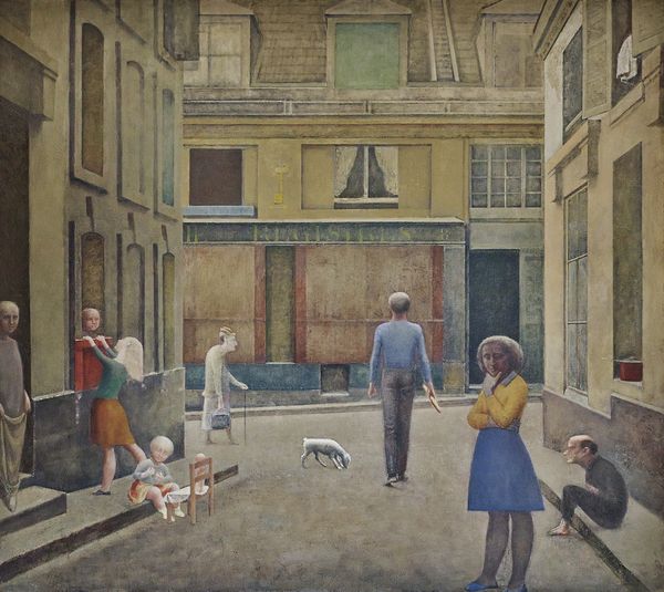 BALTHUS, PASSAGE DU COMMERCE-SAINT-ANDRE, 1952–1954  Huile sur toile, 294 x 330 cm, Collection privée © Balthus Photo : Mark Niedermann 