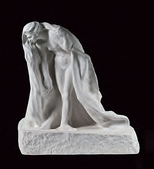 Auguste Rodin Psyché à la lampe, 1899 Plâtre (épreuve tirée d’un moule pris sur un marbre), 70 x 68 x 39 cm Musée Rodin, Paris, Inv. S.02850 Photo: © agence photographique du musée Rodin – Jerome Manoukian