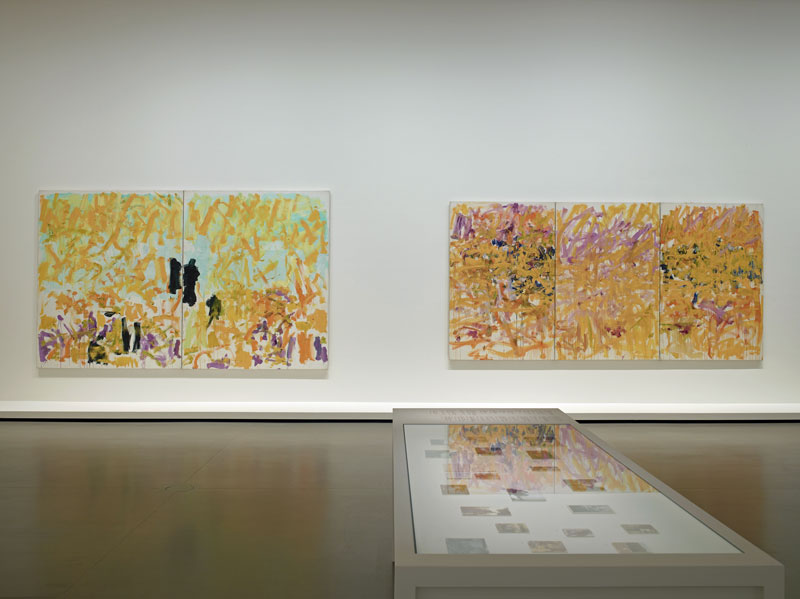 Vue d’installation de l’exposition “Rétrospective Joan Mitchell” © The Estate of Joan Mitchell © Fondation Louis Vuitton / Marc Domage