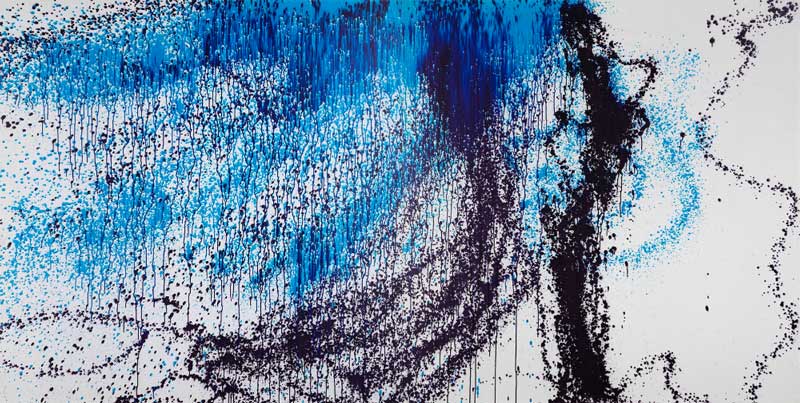 Hans Hartung, T 1987-H3, T 1987-H4, 10 mars 1987 (1) 