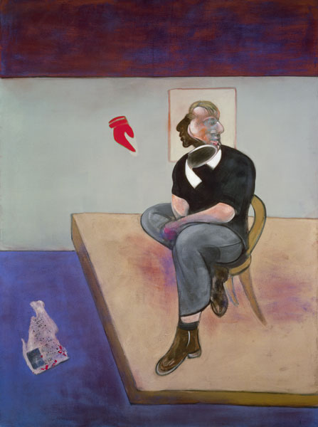 Francis Bacon Étude pour autoportrait (Study for Self-Portrait), 1981 Huile, pastel et letraset sur toile 198 x 147,5 cm Collection particulière © The Estate of Francis Bacon. Tous droits réservés DACS/VEGAP, Bilbao, 2016 Photo : Prudence Cuming Associates Ltd