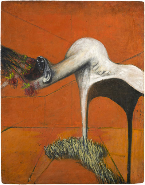 Biographie de Francis Bacon - Francis Bacon ‘Furie’ (‘Fury’), ca. 1944 Huile et pastel sur aggloméré 94 x 74 cm Collection particulière © The Estate of Francis Bacon. Tous droits réservés DACS/VEGAP, Bilbao, 2016Photo : Prudence Cuming Associates Ltd.