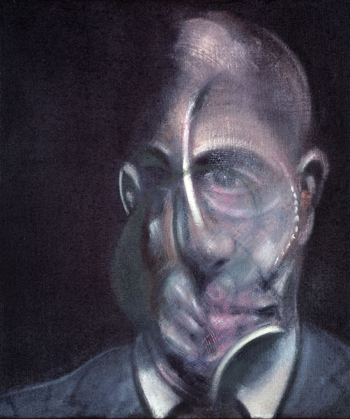 Francis Bacon Portrait de Michel Leiris (Portrait of Michel Leiris), 1976 Huile sur toile 34 x 29 cm Centre Pompidou, Paris – Musée national d’art moderne. Centre de création industrielle, Donation de Louise et Michel Leiris, 1984 © The Estate of Francis Bacon. Tous droits réservés DACS/VEGAP, Bilbao, 2016 Photo © Centre Pompidou, MNAM-CCI, Dist. RMN-Grand Palais / Bertrand Prévost