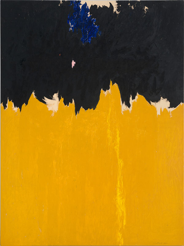 Clyfford Still PH-950, 1950 Huile sur toile 233,7 x 177,8 cm Courtoisie Clyfford Still Museum, Denver, Colorado © City and County of Denver, VEGAP, Bilbao, 2016