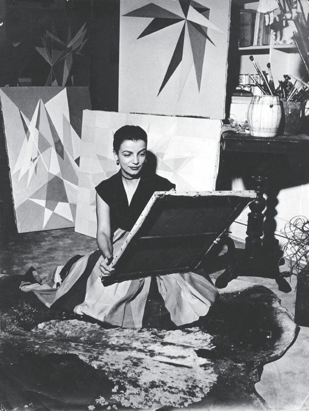 Lygia Clark en su estudio