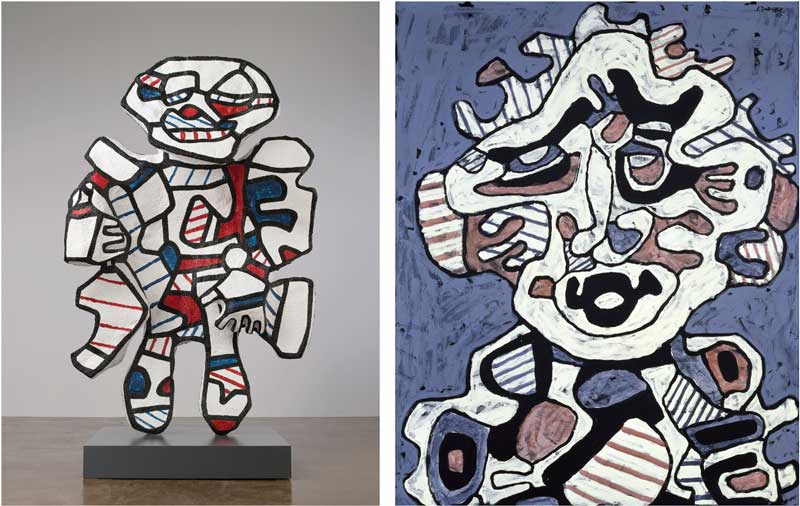 Le torrent, huile sur toile, 53 x 40 cm, 1953 / Solario (portrait), vinyle sur toile, 100 x 81 cm, 1967 © Tous droits réservés