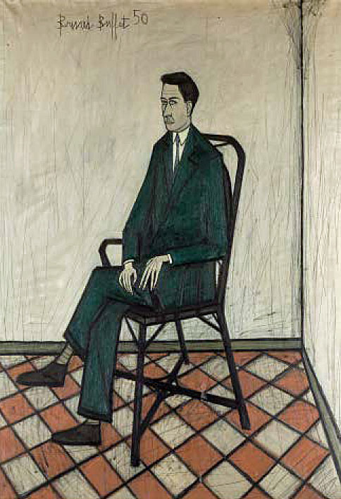 Bernard Buffet  Pierre Bergé, 1950 189,5 x 139 cm, huile sur toile Collection Pierre Bergé © dominique Cohas © ADAGP, Paris 2016