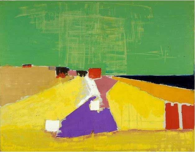 Nicolas de Staël Sicile 1954 Huile sur toile 114 x 146 cm Musée de Grenoble © ADAGP, Paris, 2023 © Ville de Grenoble / Musée de Grenoble / photo J.-L. Lacroix