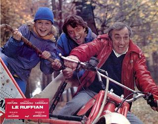 Le Ruffian, Un film de José Giovanni, 1983. Béatrix Van Til, Bernard Giraudeau et Lino Ventura Photographie d’exploitation Collection La Cinémathèque française, Ministère de la Culture et de la Communication, Centre national du Cinéma et de l'Image animée © Dominique Le Strat