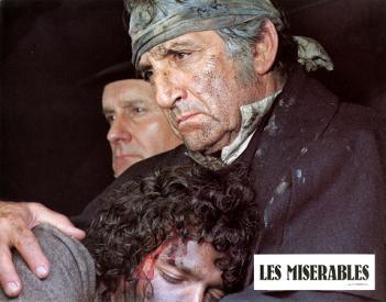 Les Misérables, Un film de Robert Hossein, 1982. Michel Bouquet et Lino Ventura Photographie d'exploitation Collection La Cinémathèque française © Dominique Le Strat